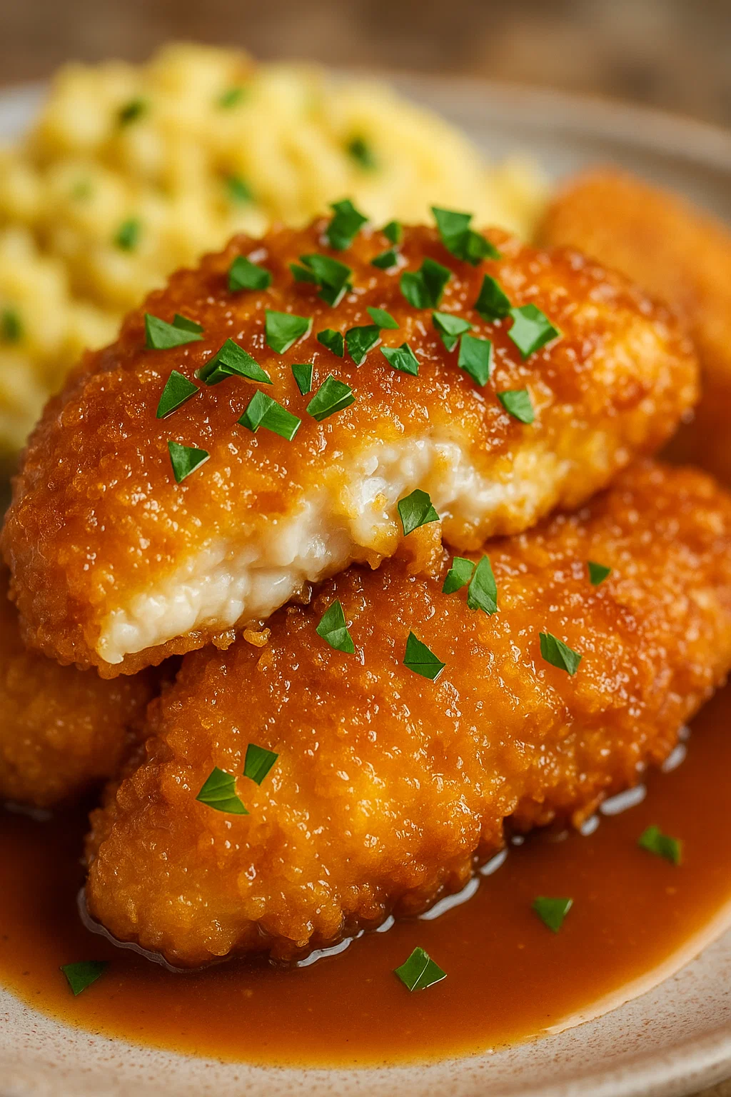 Crispy Chicken Breasts Coated in Savory Ritz Crackers