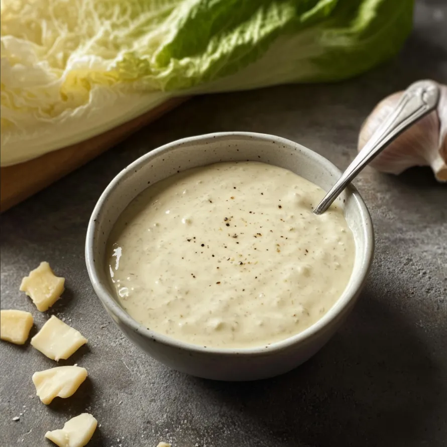 A bowl of soup with a spoon in it.