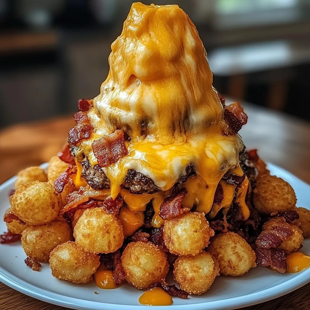 A plate of bacon and cheese.