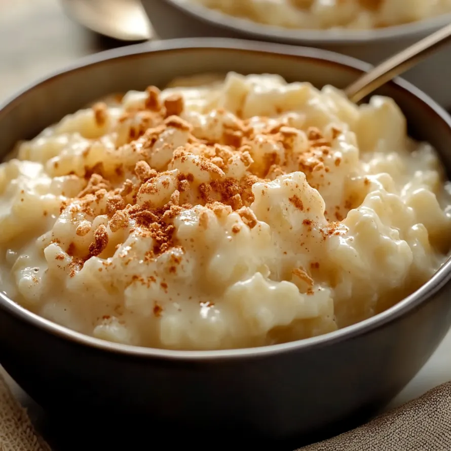 A bowl of food with a spoon in it.