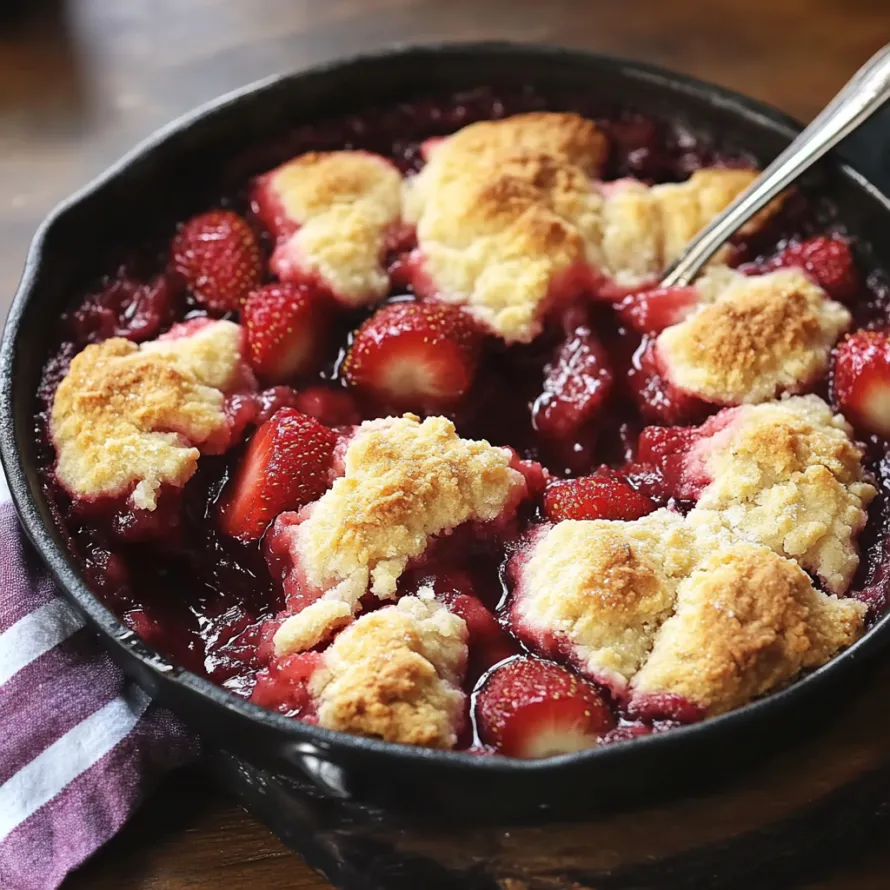 A bowl of strawberry shortcake.