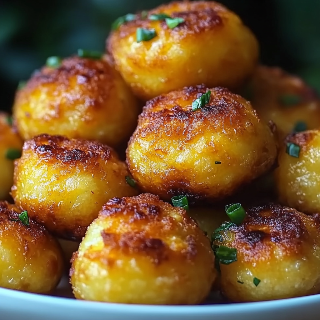 A plate of golden, crispy, and delicious fried potatoes, ready to be enjoyed.