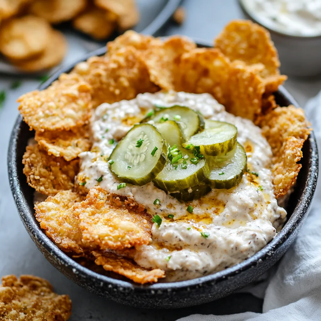 Fried Pickle Ranch Dip