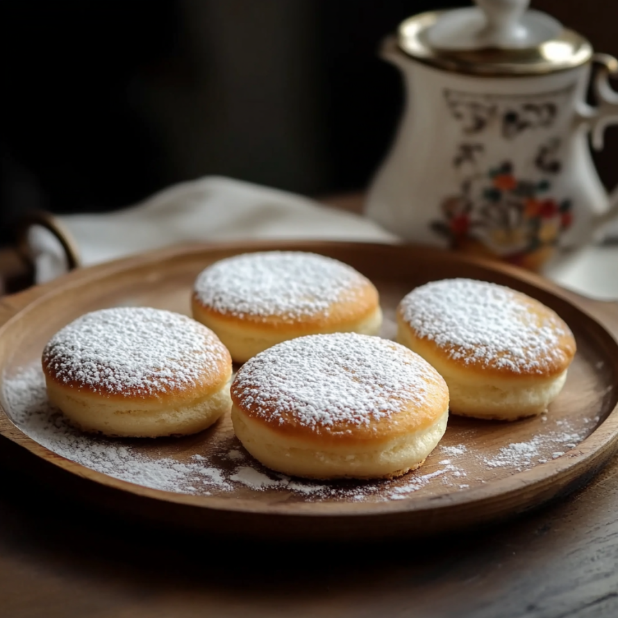 A plate of Sherlock Holmes Foggy London Tea Cakes.