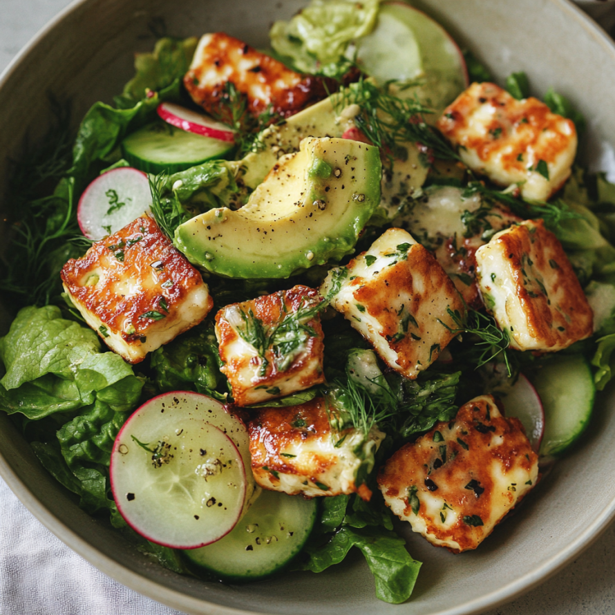 A bowl filled with a delicious veggie and tofu salad.