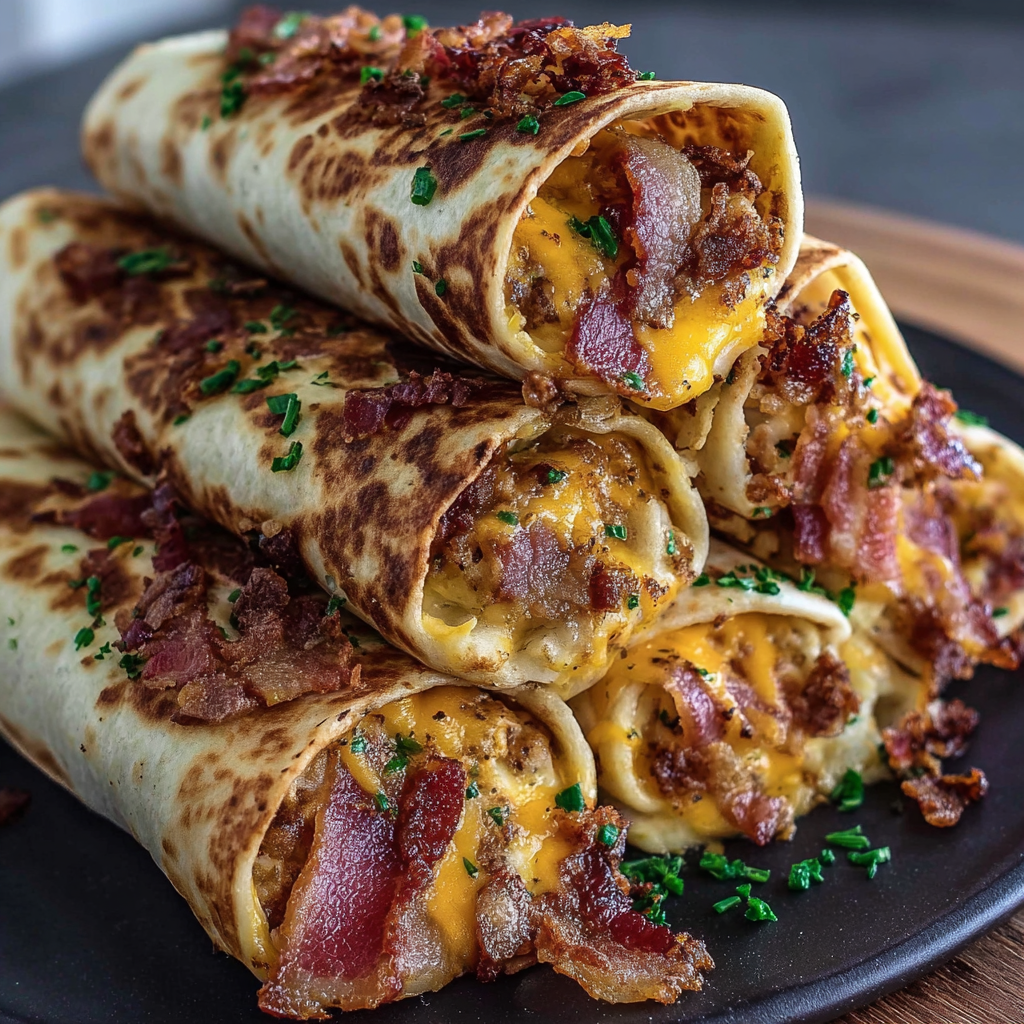 A plate of bacon cheeseburgers with a side of garlic butter.