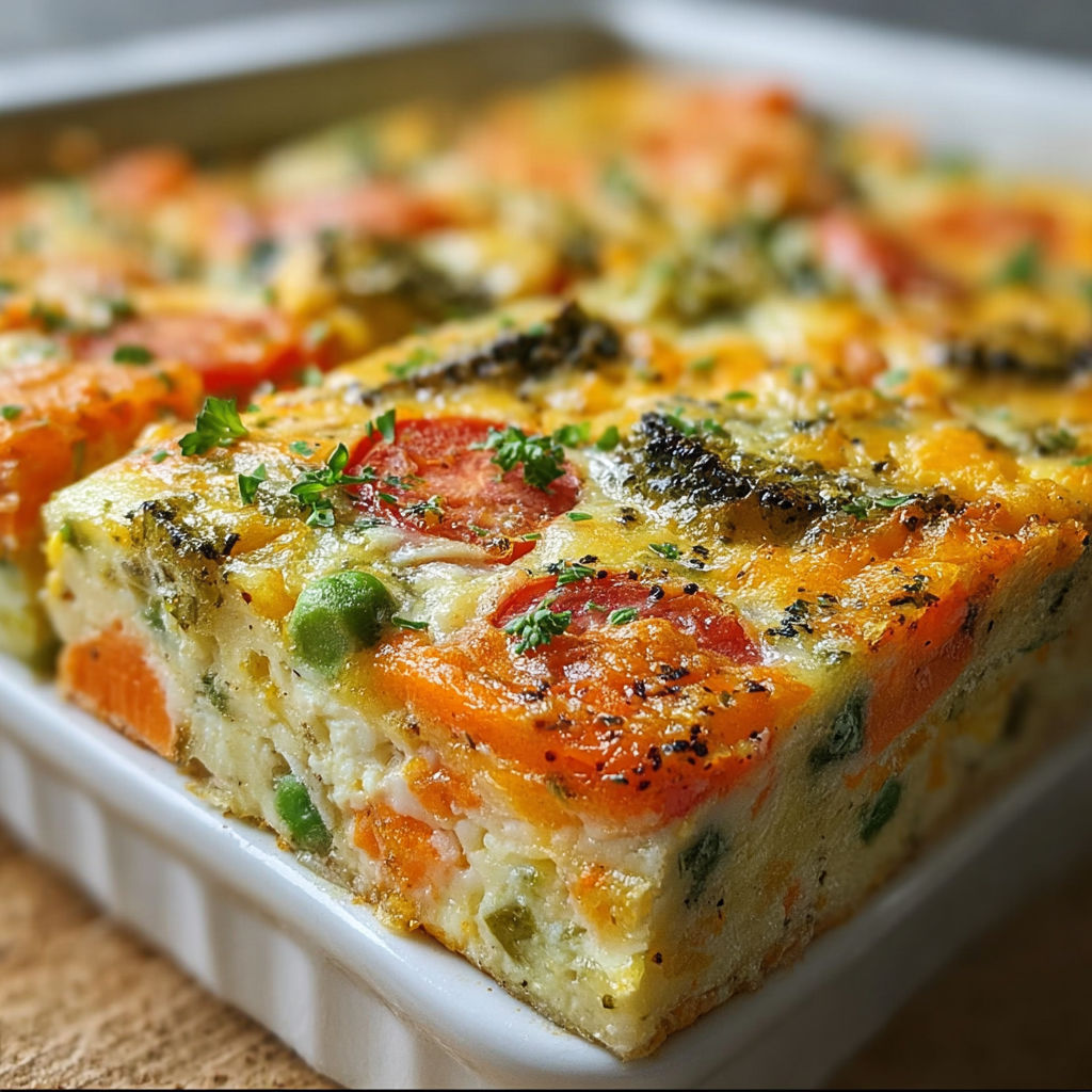 A dish of vegetables, including carrots and peas, is served in a white dish.