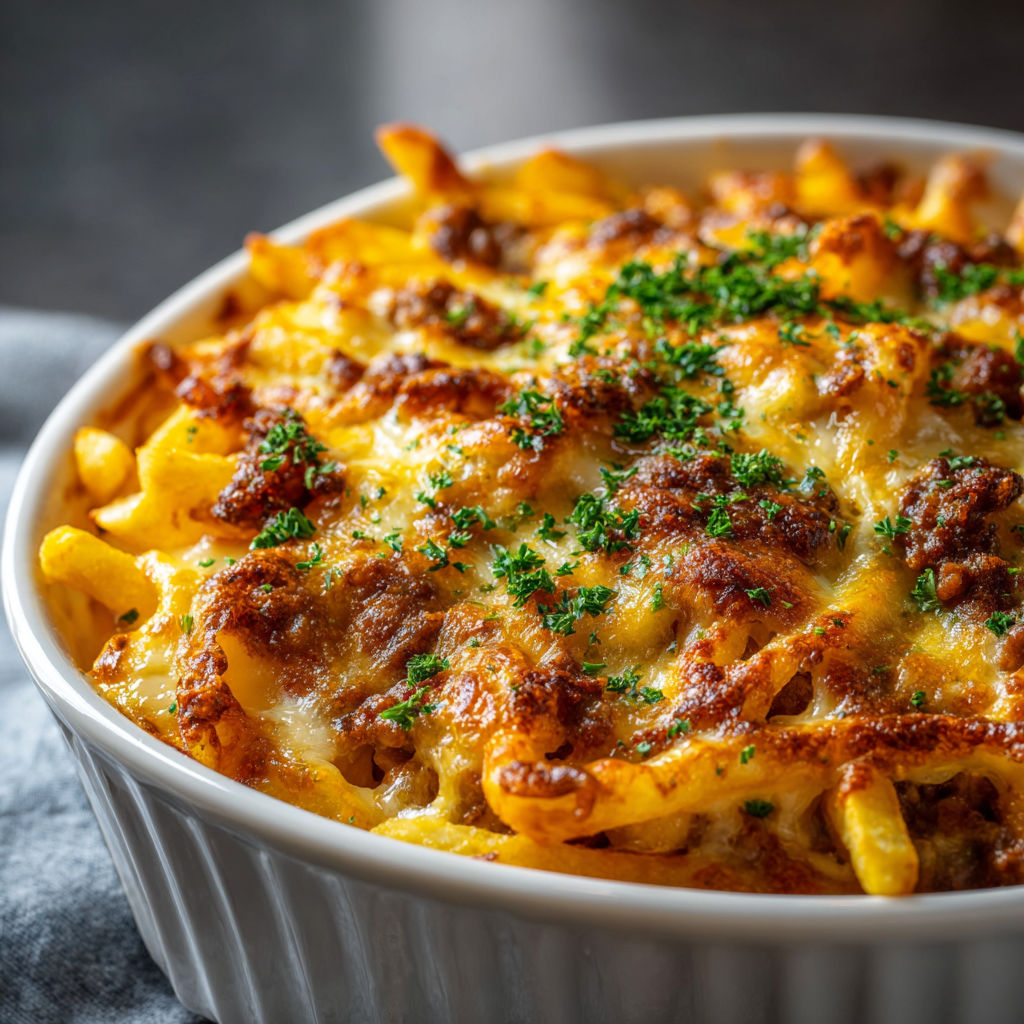 A white bowl filled with a delicious pasta dish.