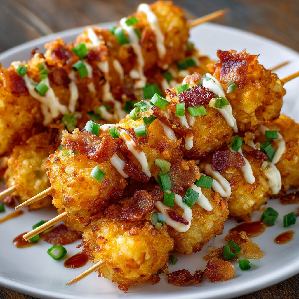 A plate of bacon wrapped appetizers with a dipping sauce.