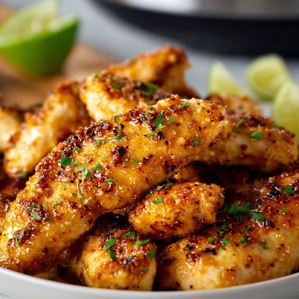 A delicious meal of Air Fryer Cracker Barrel Chicken Tenderloins Recipe.