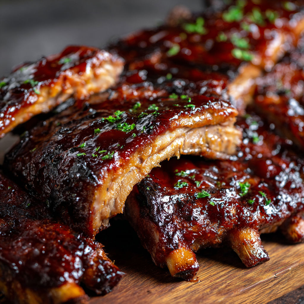 A delicious BBQ ribs recipe with Dr Pepper sauce.