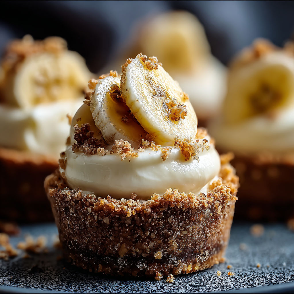 A delicious dessert made with bananas and cream.