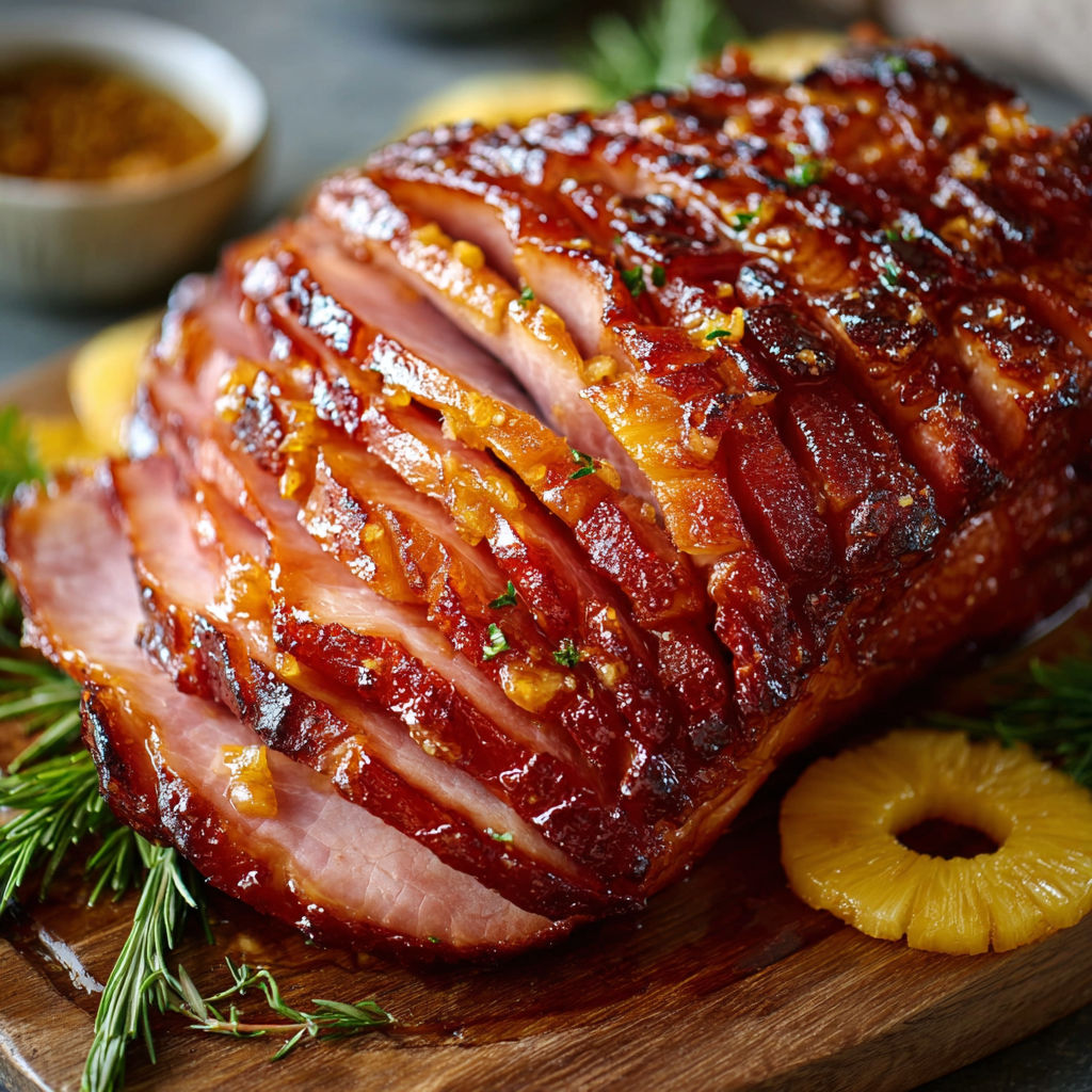 A delicious roast beef dinner with a side of pineapple.
