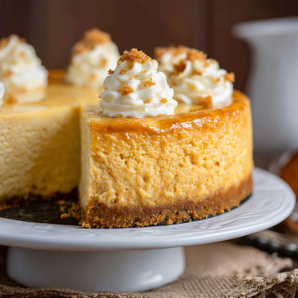 A slice of cheesecake with a dollop of whipped cream on top.