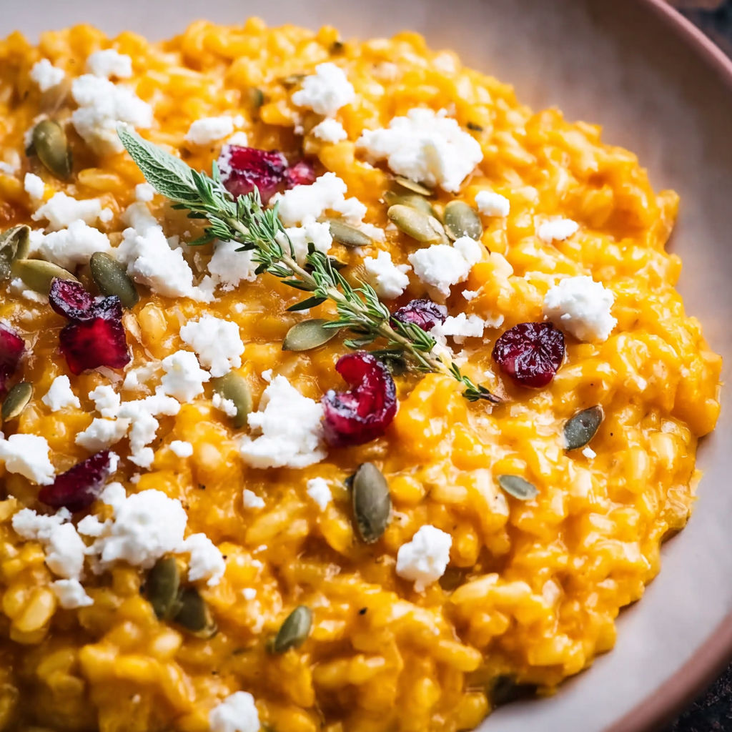 A bowl of rice with feta cheese and pumpkin seeds on top.
