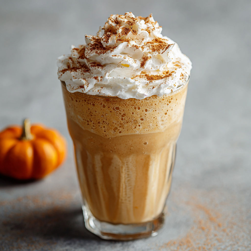 A glass of Vampire Bite Red Wine Milkshake is topped with whipped cream and a dusting of cinnamon.