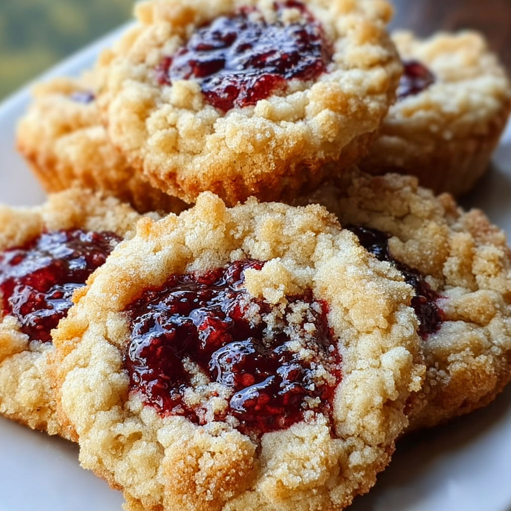 A plate of delicious homemade blueberry muffins.
