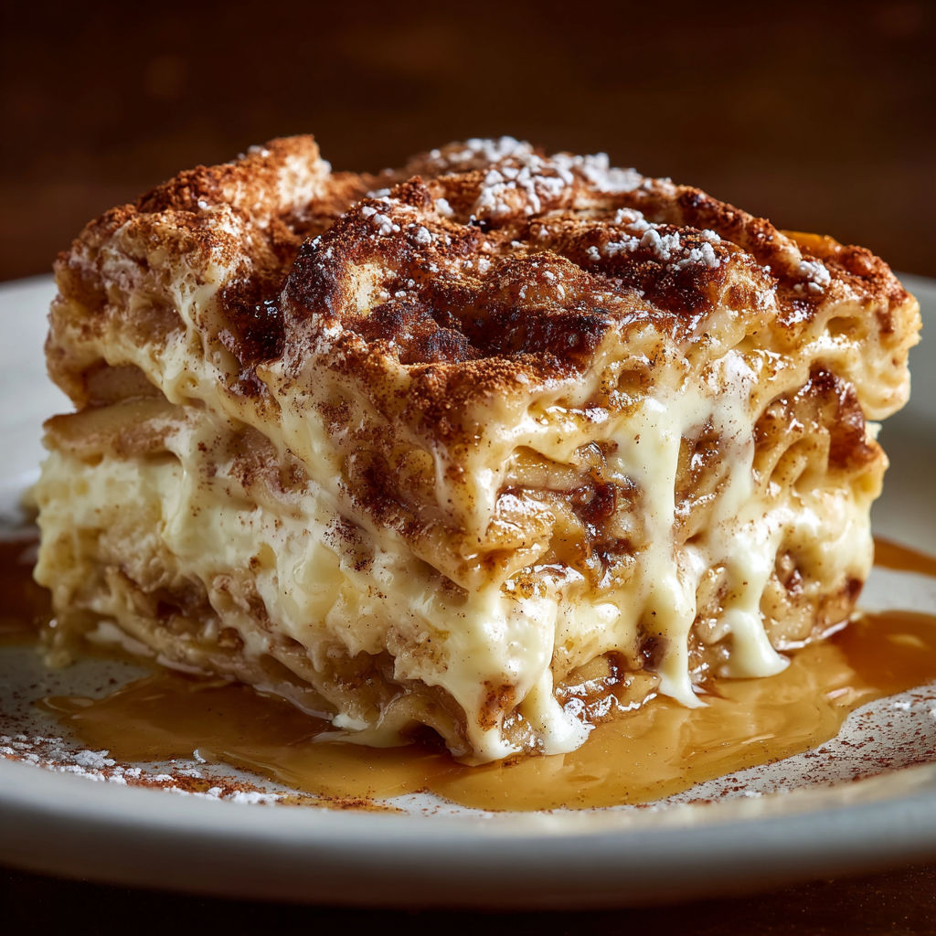 A delicious dessert, possibly a creme brulee, is served on a white plate.