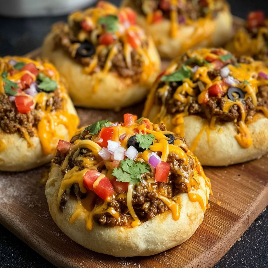 A plate of chili cheese dogs with tomatoes and onions on top.