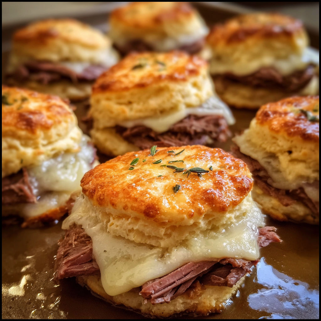 A delicious beef and cheese sandwich is served on a plate.