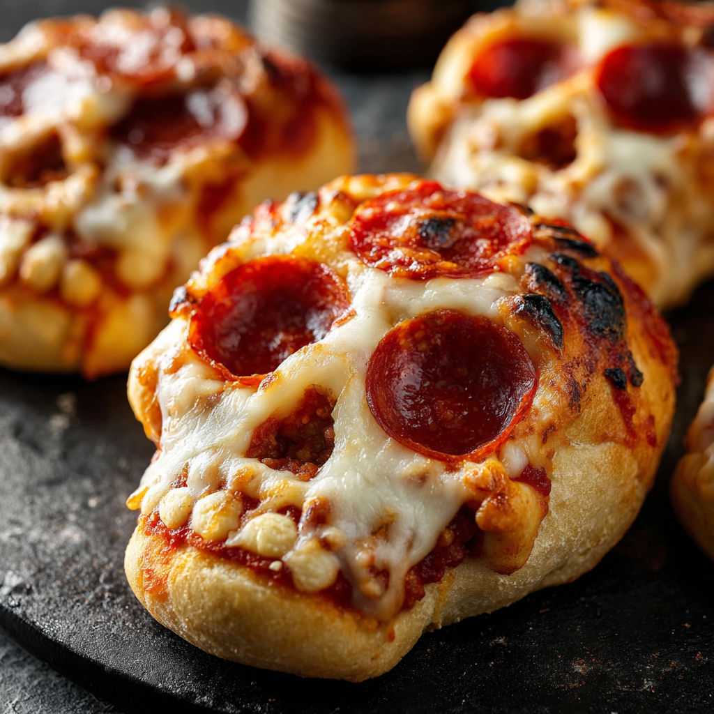 A close up of a skull shaped pizza with pepperoni and cheese.
