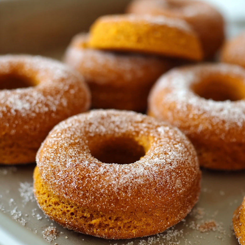 A plate of doughnuts with sugar and cinnamon on top.