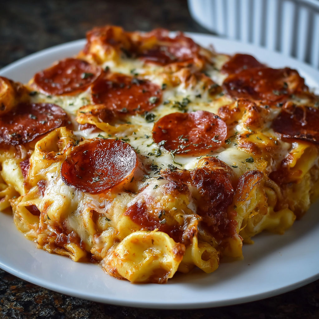 A plate of pizza with pepperoni and cheese on top.