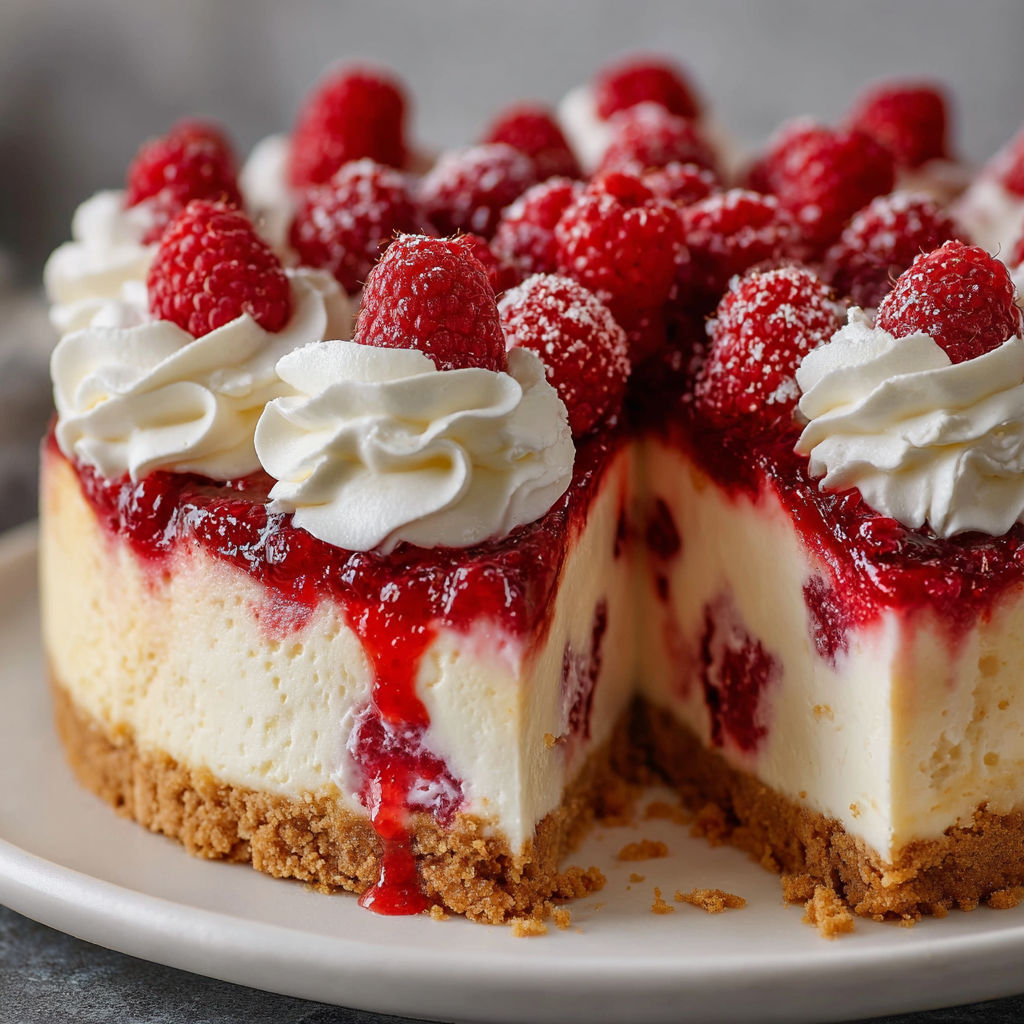 A slice of cheesecake with strawberries on top.