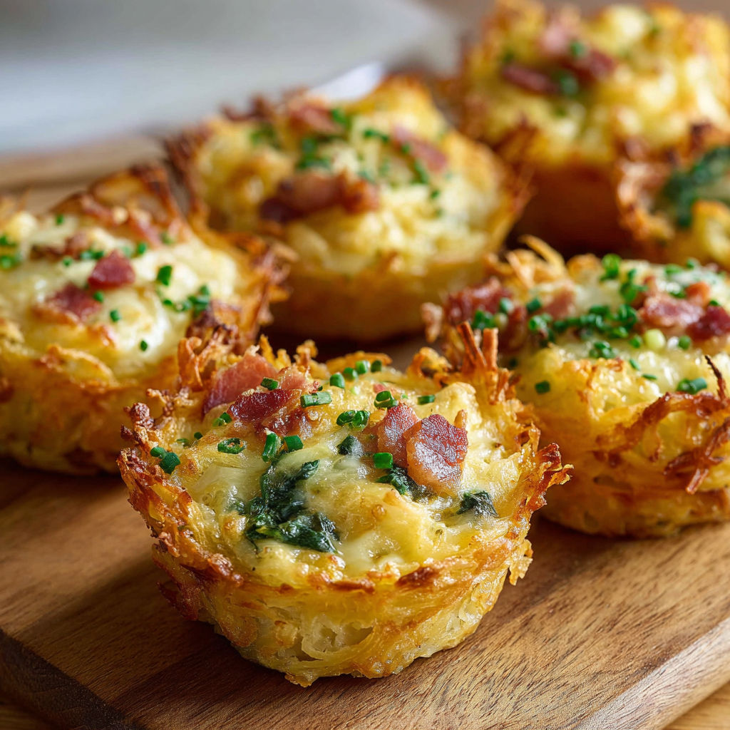 A wooden cutting board holds a variety of bacon and cheese-filled pastries, including a croissant and a quiche.