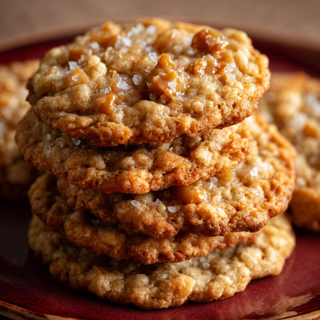 A plate of cookies stacked on top of each other, with a total of 12 cookies.