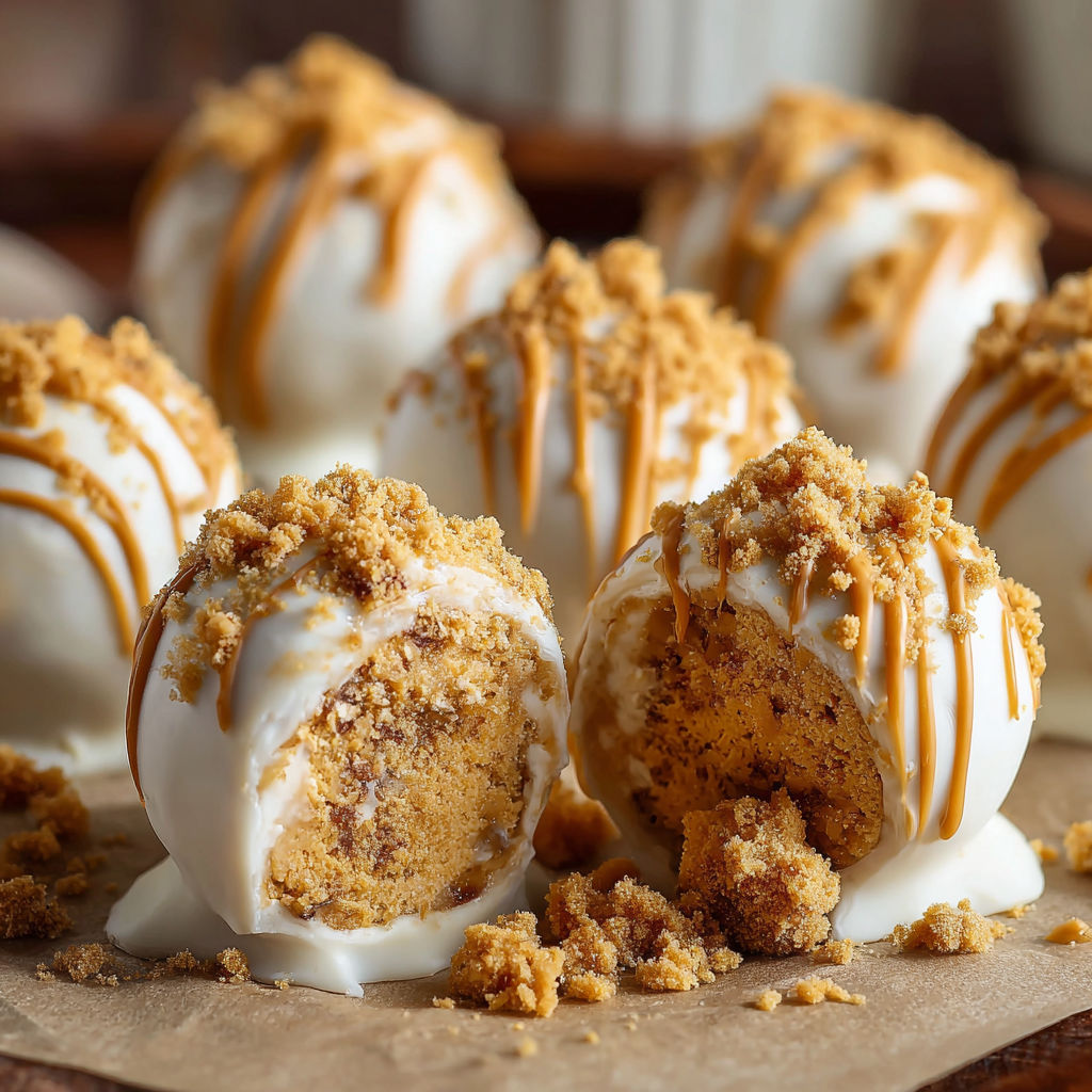 A close up of a delicious dessert made with white cake, caramel, and crushed nuts.