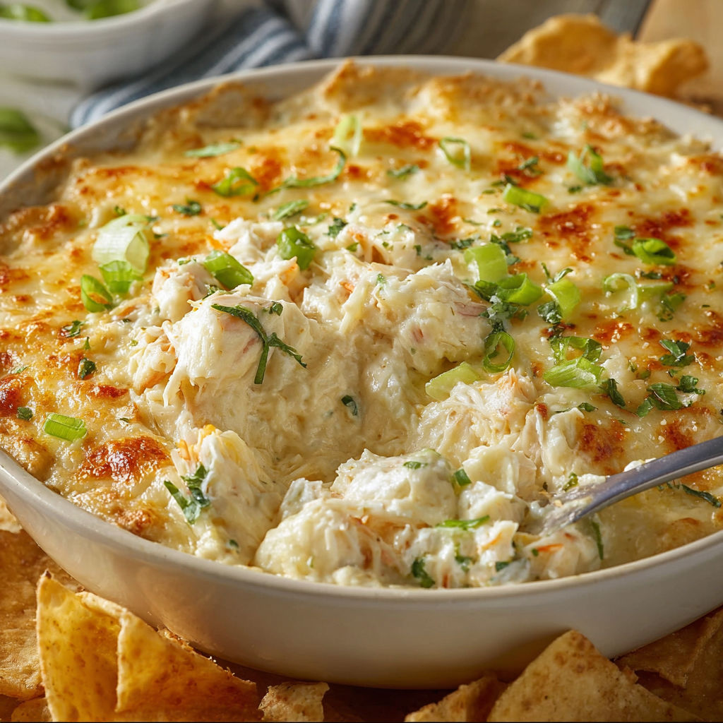 A bowl of chicken and vegetable casserole with a spoon inside.