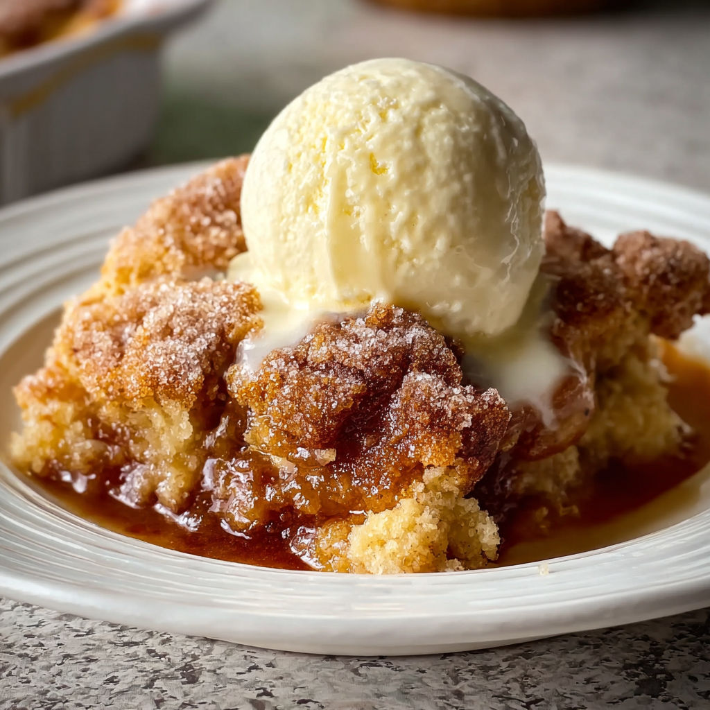 A delicious dessert made with brown butter, cream cheese and snickerdoodle cookies.