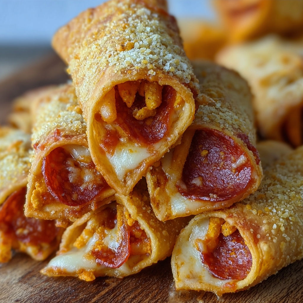 A close up of a delicious pepperoni and cheese calzone.