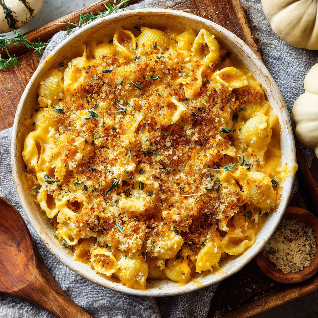 A delicious macaroni and cheese dish with a generous amount of cheese and seasonings.