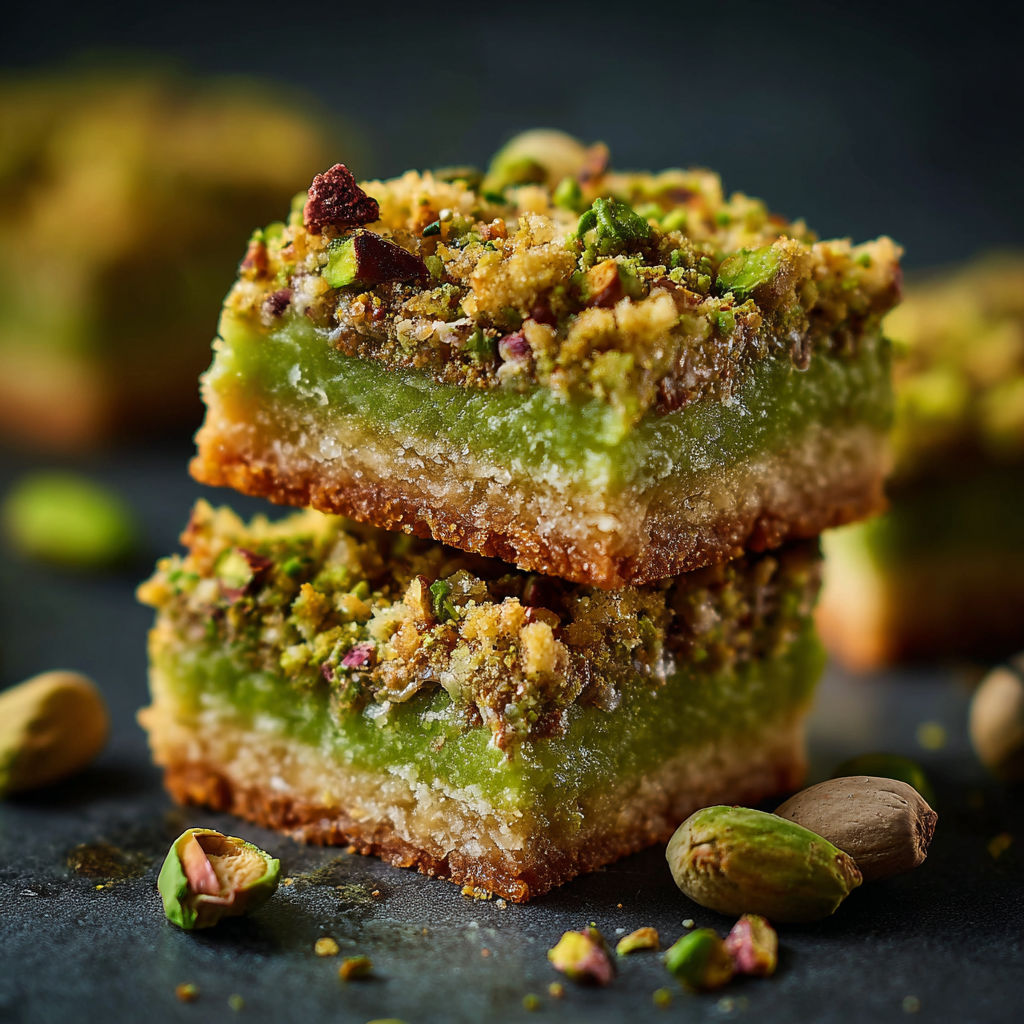 A close up of a dessert with a nutty topping.