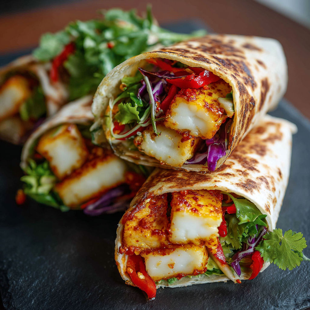 Sweet Chili Halloumi Wraps are a delicious and healthy meal option, featuring a combination of flavors and textures.