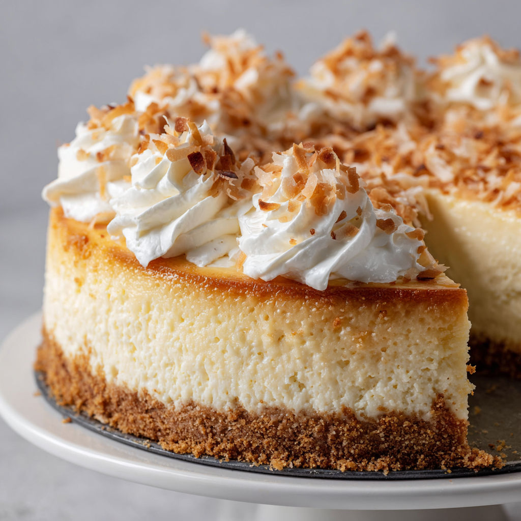 A slice of coconut cream pie dip on a plate.