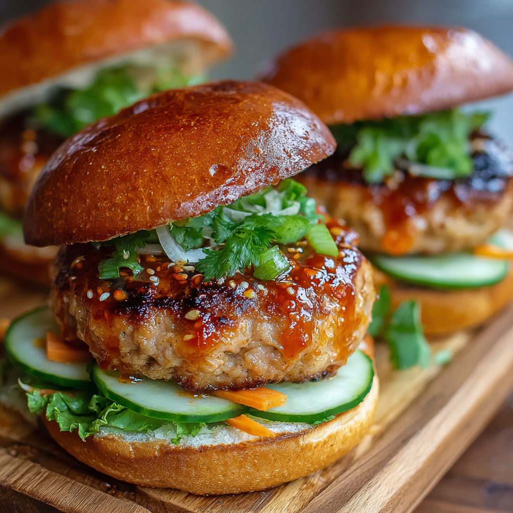 A close-up of a delicious hamburger with a side of vegetables, including carrots and cucumbers.
