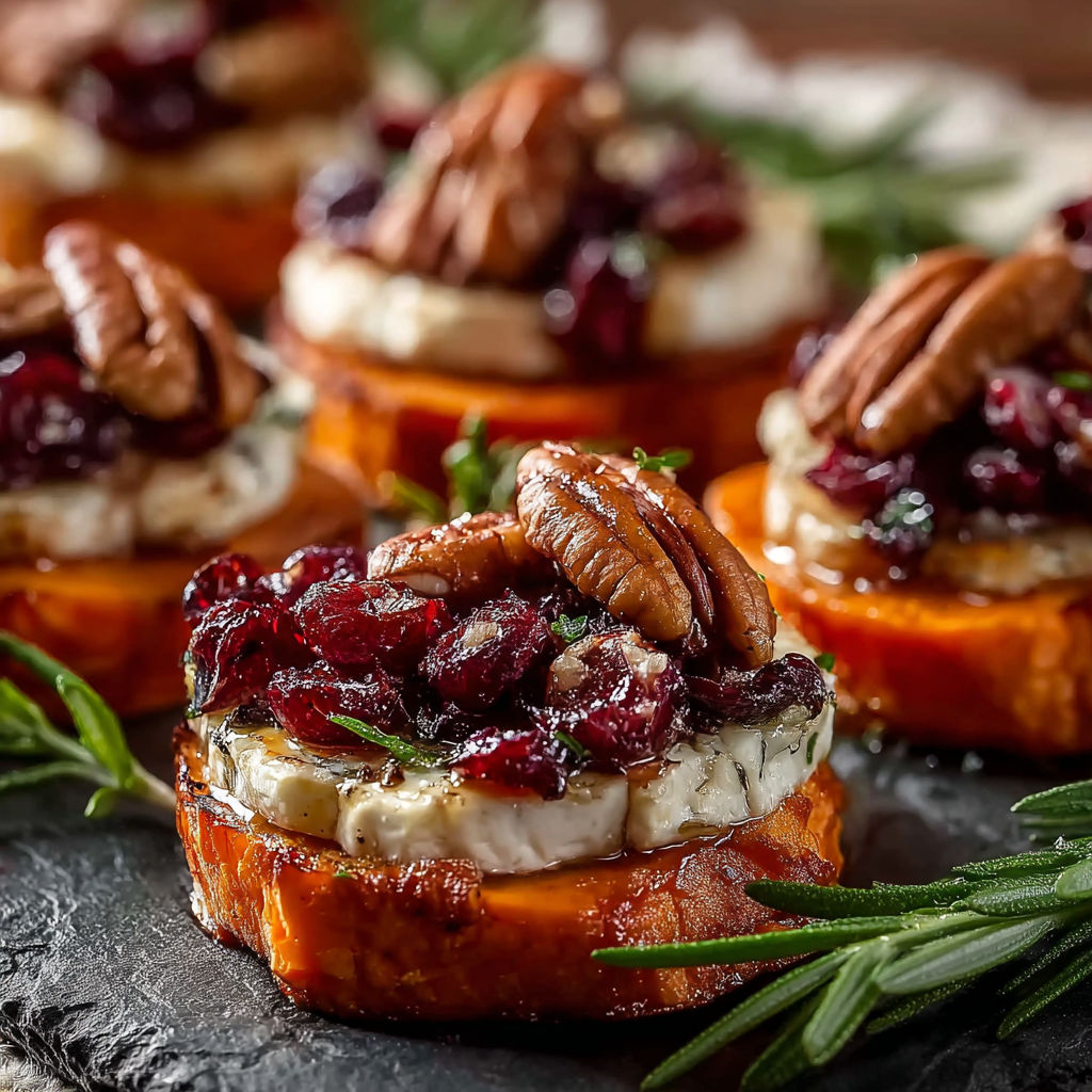 A plate of food with a variety of toppings, including nuts and cheese, is displayed on a table. The dish is described as a "cheese and nut stuffed squash.