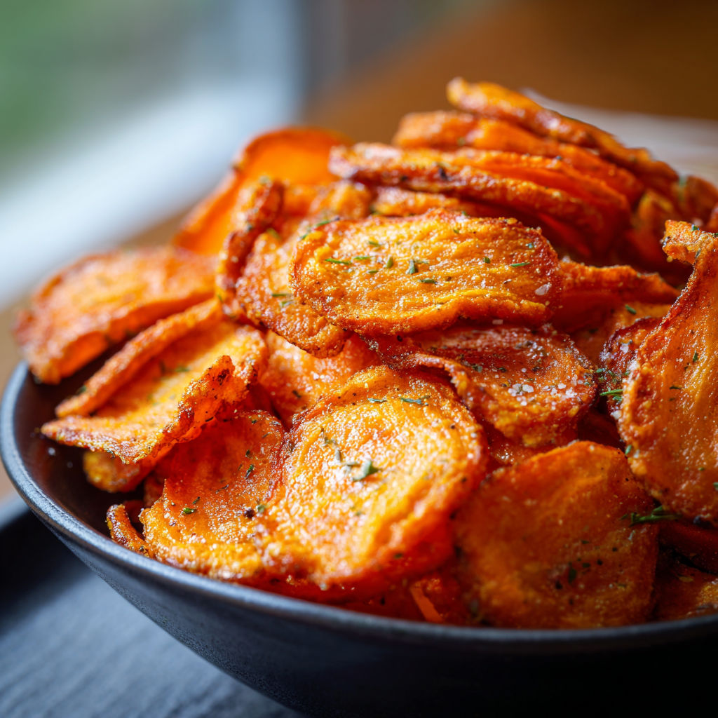 A bowl filled with a delicious dish of roasted sweet potatoes.