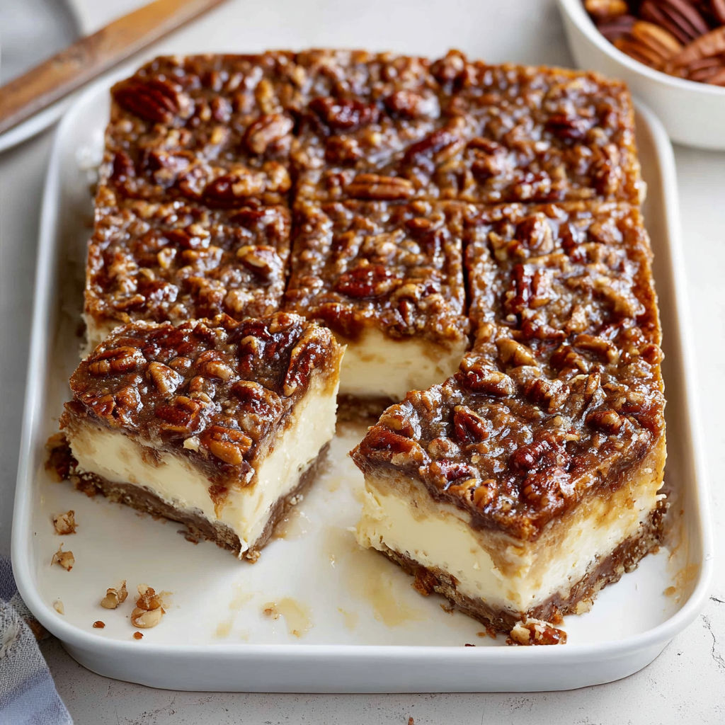 A slice of pecan pie is served on a white plate.