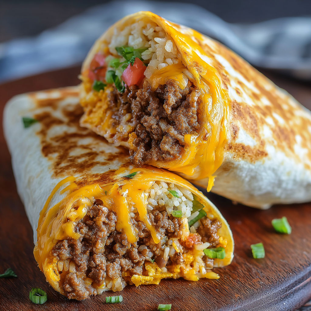 A Frito Burrito is a delicious Mexican dish made with rice, meat, cheese, and tomatoes, all wrapped in a tortilla.