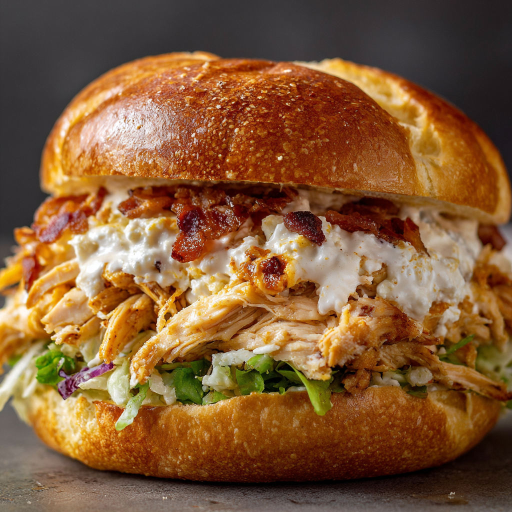 A delicious bacon and lettuce sandwich is ready to be eaten.