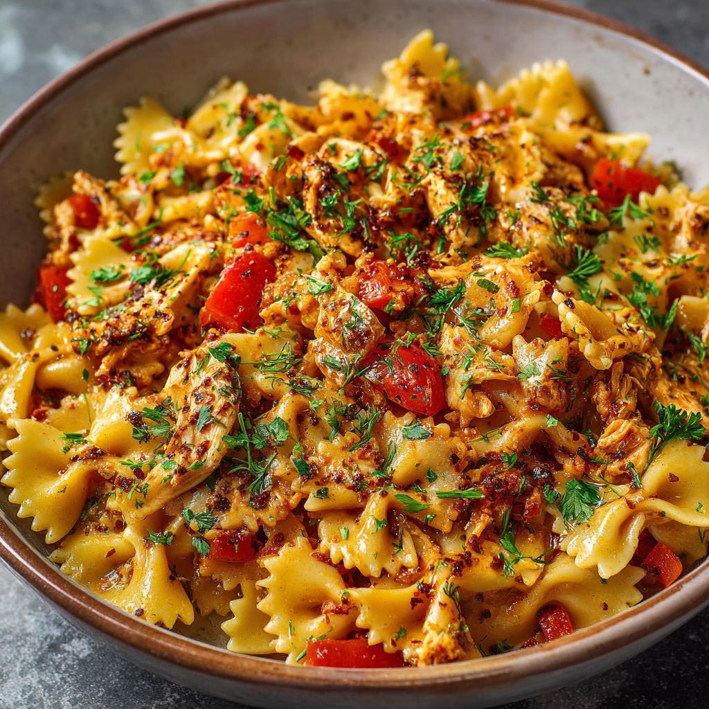 A bowl of pasta with tomatoes, basil, and oregano, likely a dish called "Penne alla Tomato.