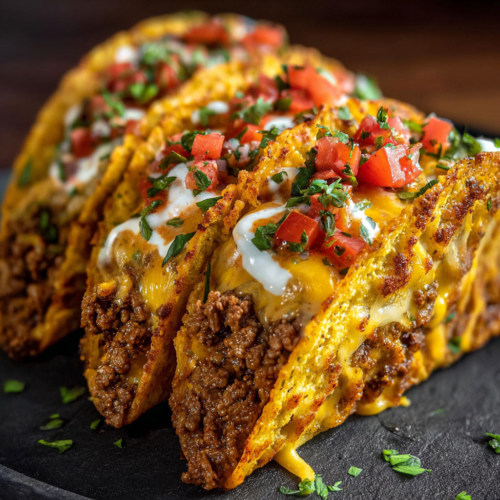 A delicious meal of chicken and cheese tacos with tomatoes and lettuce.