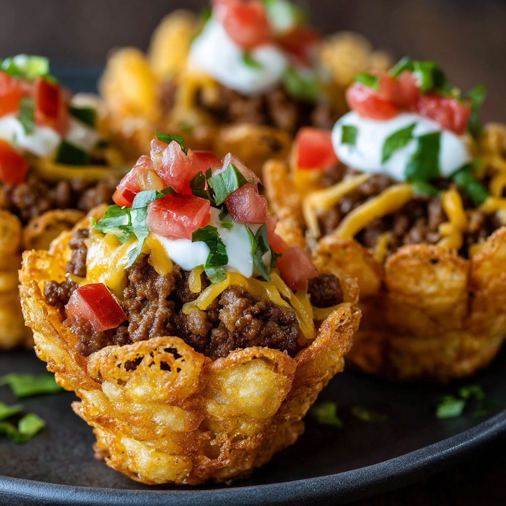 A plate of delicious nachos with cheese and tomatoes.
