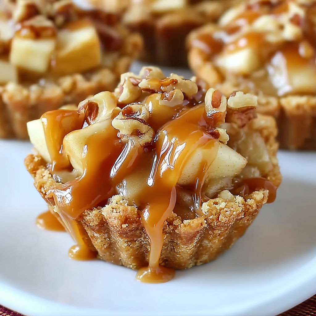 A delicious dessert with a caramel sauce drizzled over it.