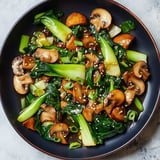 Bok Choy and Shiitake Mushroom Stir-Fry