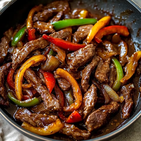 Pepper Steak and Onions